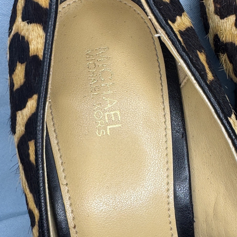 MICHAEL Michael Kors Leopard Calf Hair Pumps 9M - Picture 4 of 10